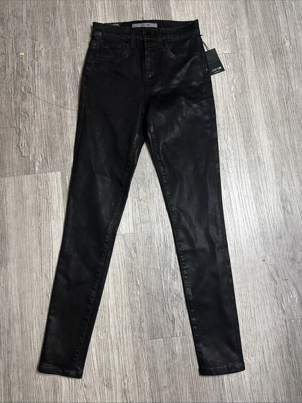 Joe's Jeans Women's Charlie High Rise Coated Skinny Ankle Jeans Size 25 $198